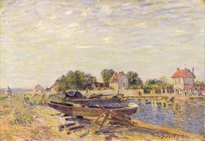 The Loing at Saint-Mammes by Alfred Sisley